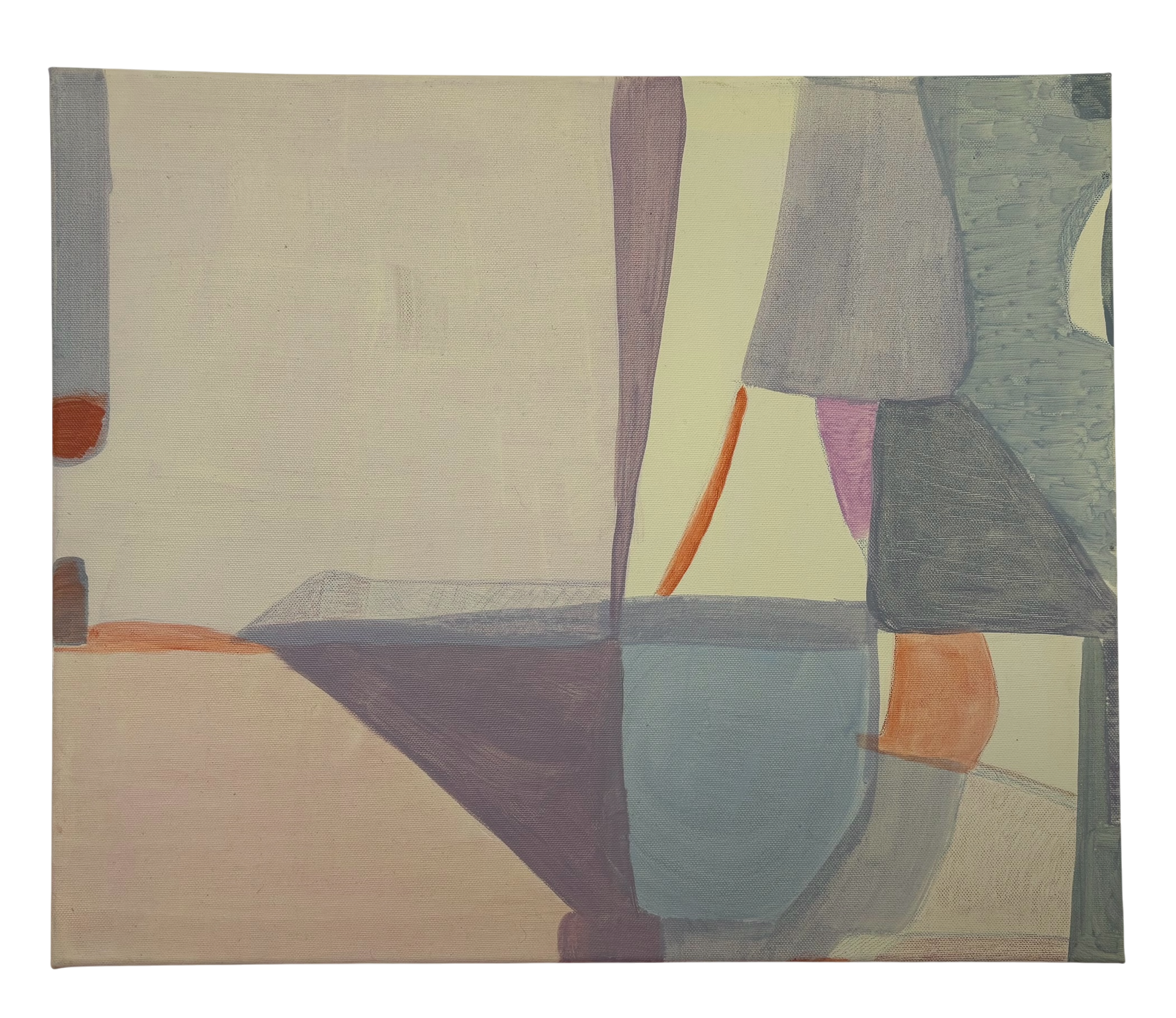 Untitled, 2024.  Acrylic on canvas - 46x55x3 cm