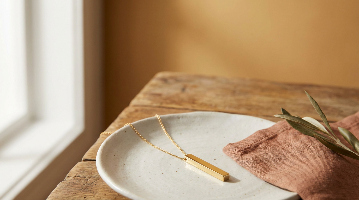 Gold Pendant Necklace