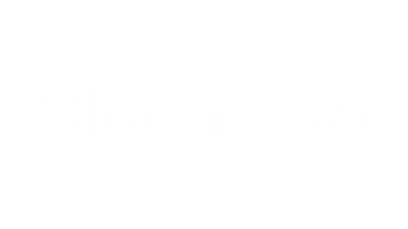 Black background with the white Bloomberg logo in the center.