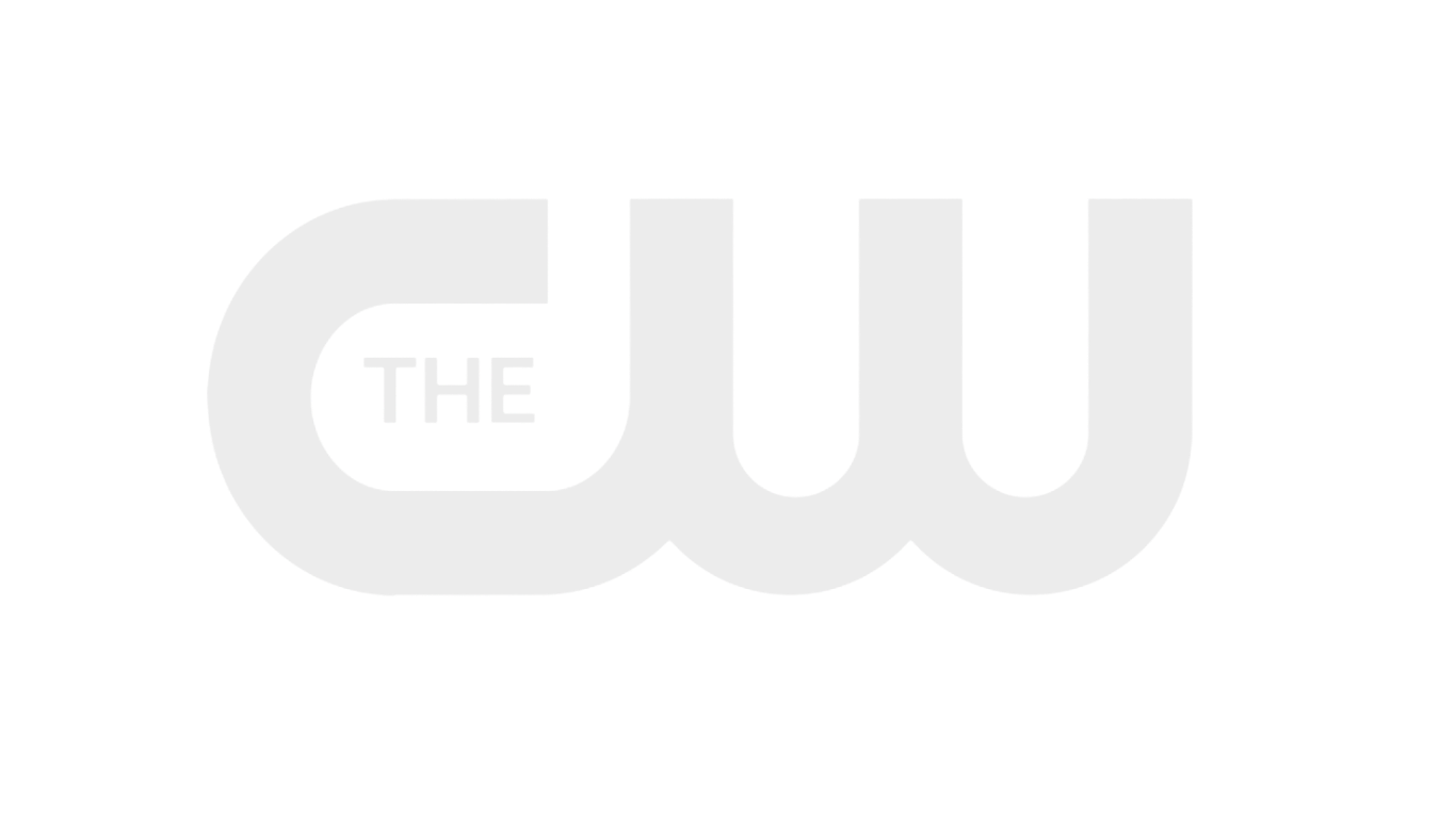 The CW logo in white text on a black background.