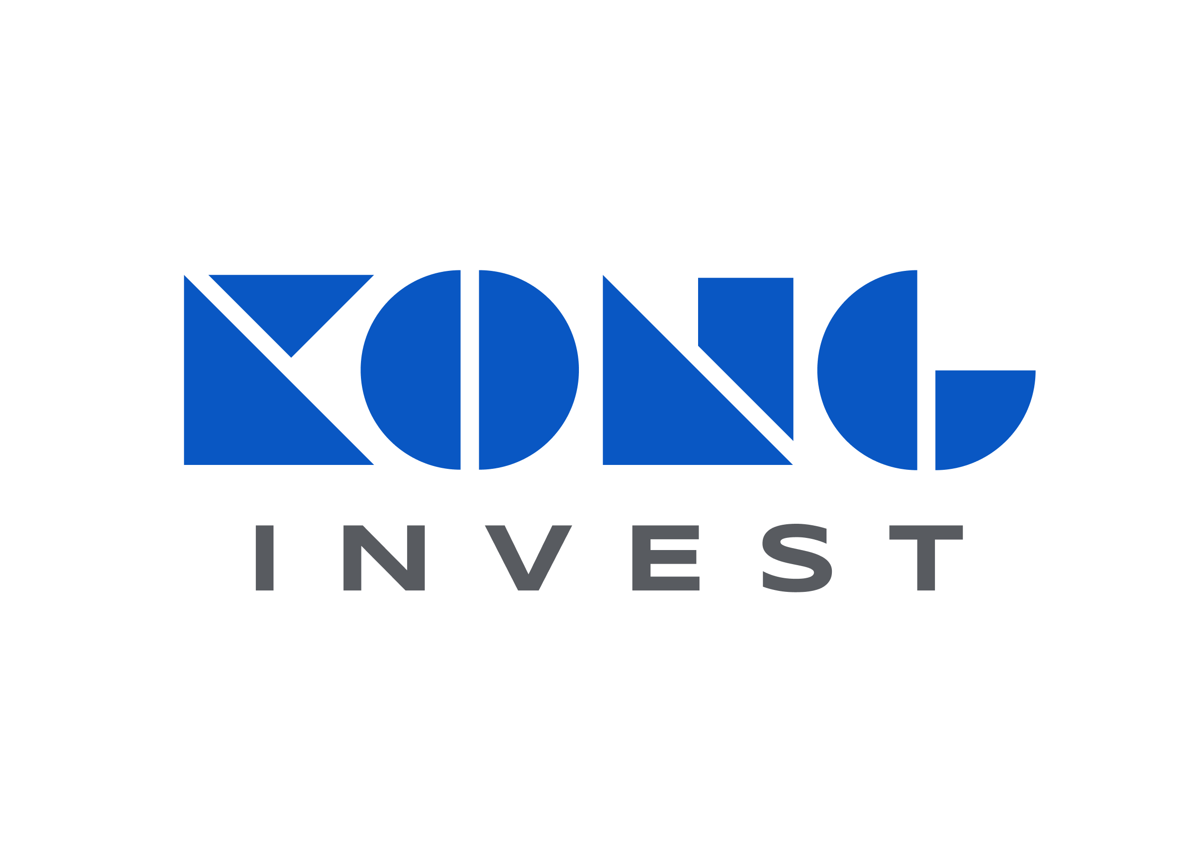The logo of Kong Invest, featuring the word 'KONG' in blue with stylized geometric shapes and the word 'INVEST' below in gray.