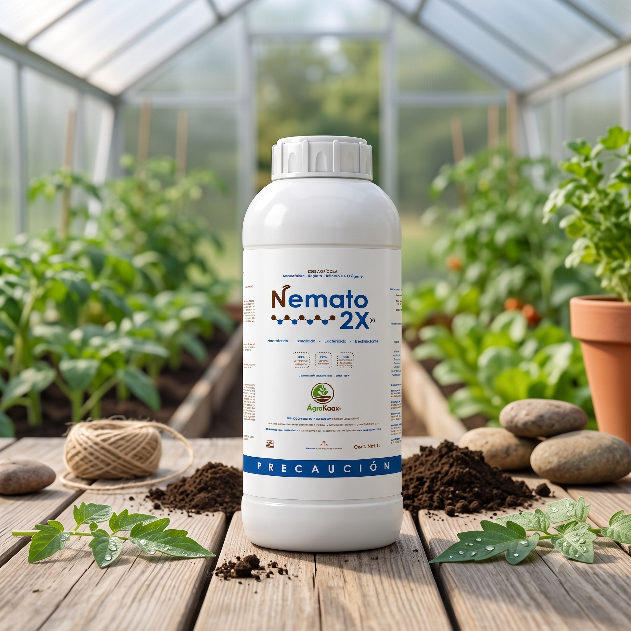 Nemato2x | Caja 12 L | Nematicida | Fungicida | Bactericida | Desinfectante