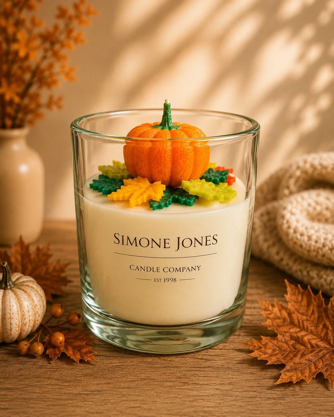 Autumn Candle 12oz Glass Jar