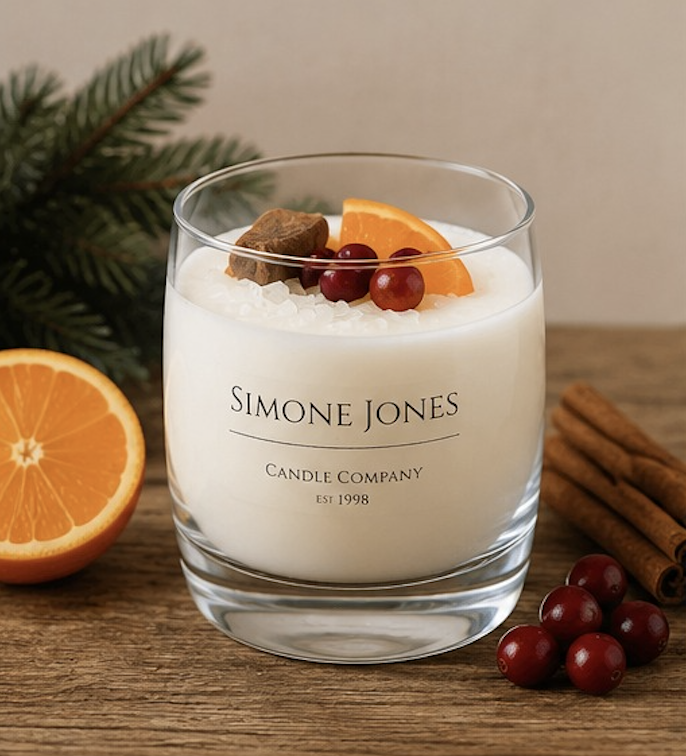 Orange, Cranberry & Cinnamon - 12oz Glass Jar