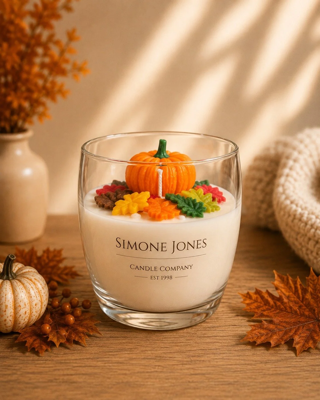 Autumn Candle 7oz Glass Jar