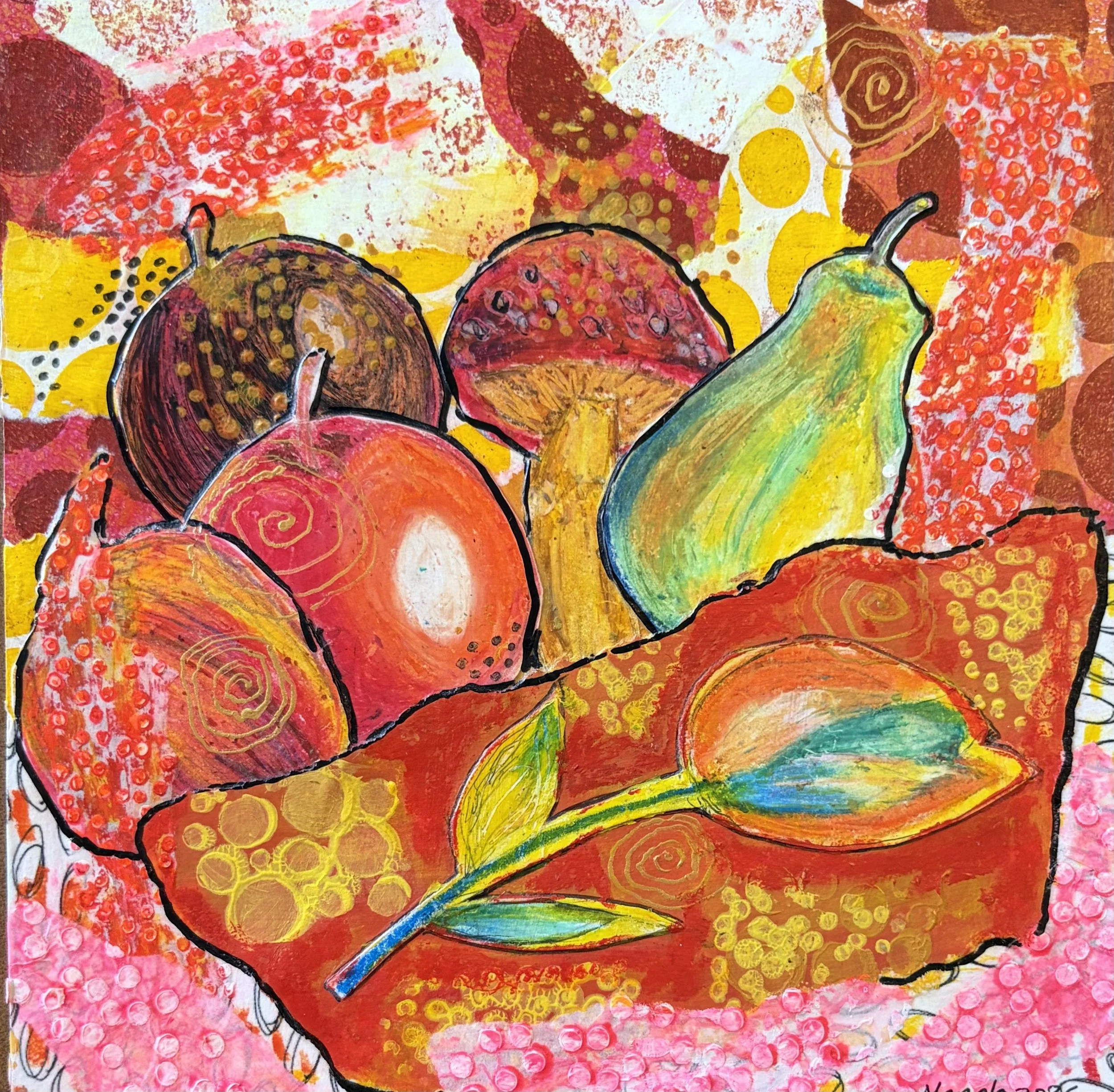 8x8 Abundance - Original Unframed $65.00