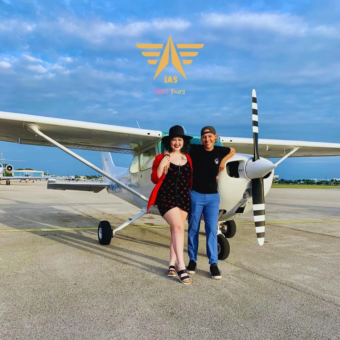 Yesterday we had the pleasure of sharing Miami from a new perspective with another amazing couple.

Watching people experience the city from above for the first time is exactly why IAS Flight Tours exists.

Every flight becomes a memory, and we&rsquo