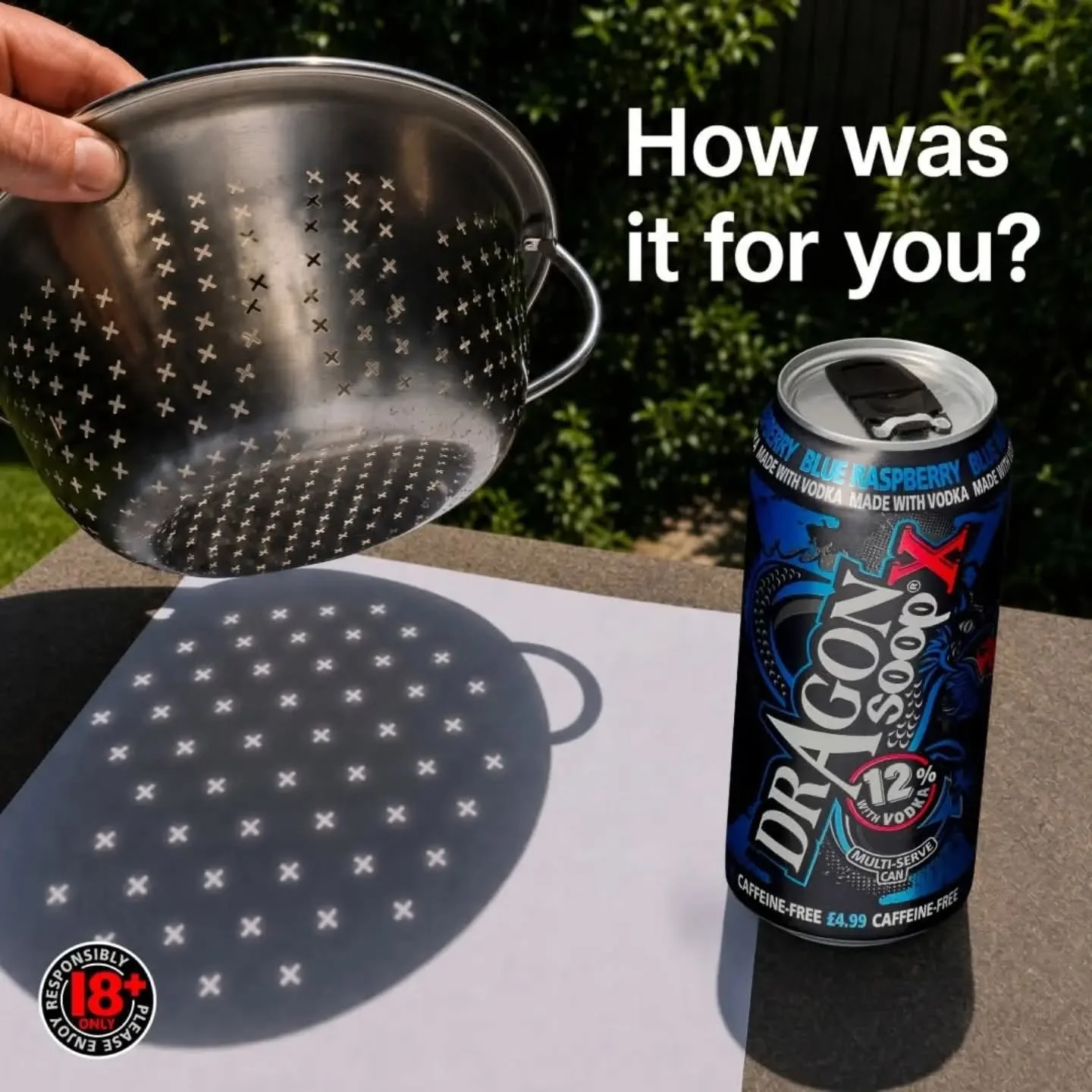 Out of this world 🌒❌

Dragon Soop X Blue Raspberry

12% ABV, vodka-based, caffeine-free. 18+ only.

Please enjoy #dragonsoopx responsibly