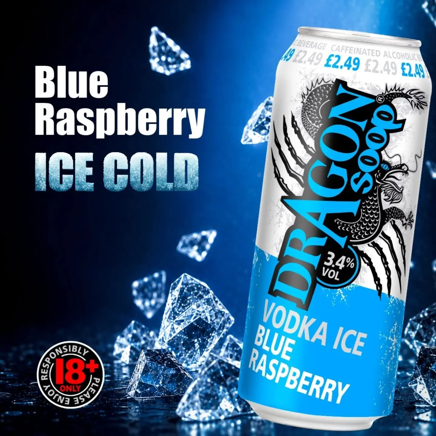 Blue Raspberry. Ice cold. 💙❄️

Dragon Soop Vodka Ice
Blue Raspberry | 3.4% ABV | Caffeinated

18+. Enjoy responsibly.

#DragonSoop #VodkaIce