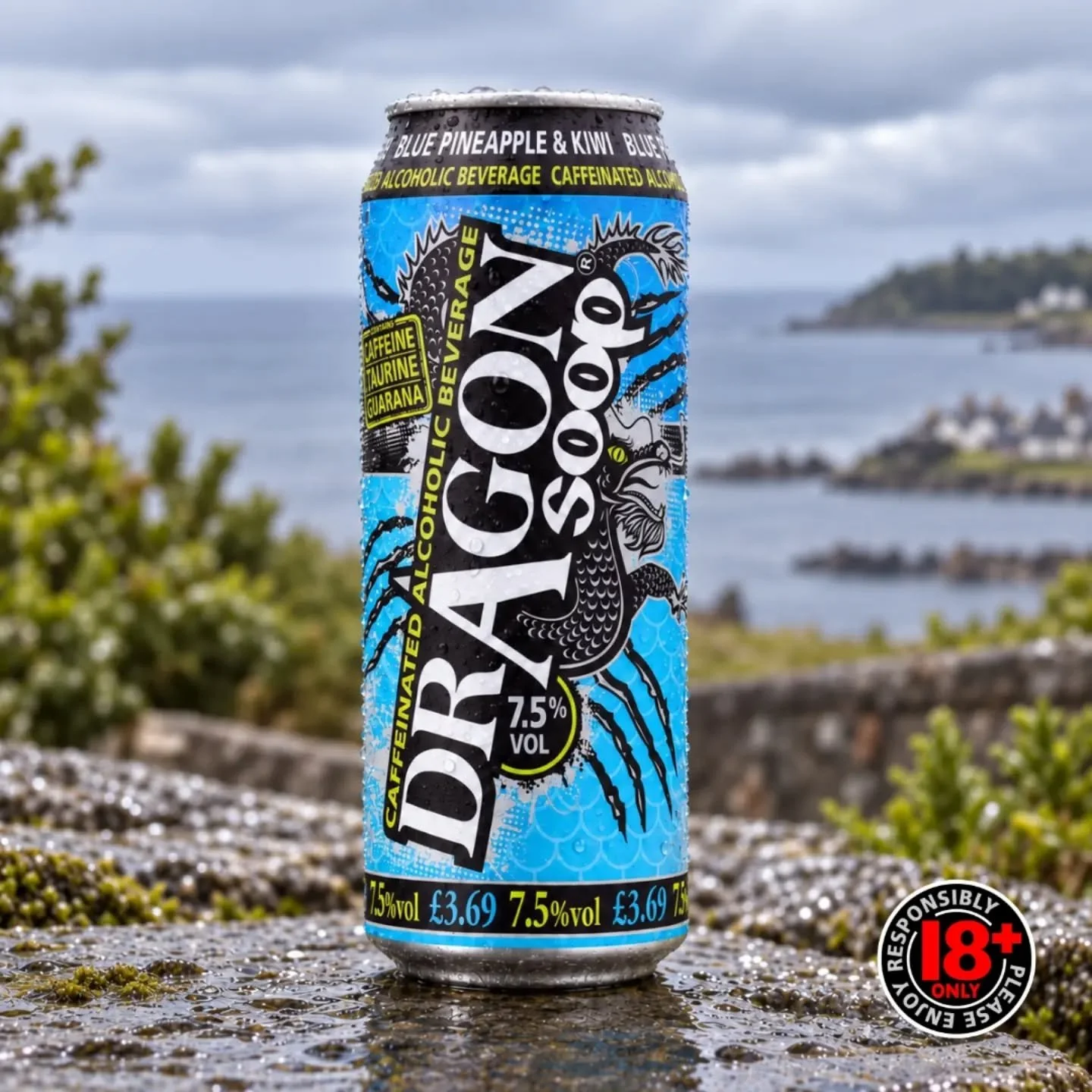 Summer isn&rsquo;t over 'til we say it is🐉💙 

Dragon Soop Blue Pineapple

7.5% ABV. Contains Caffeine, Taurine &amp; Guarana

dragonsoop.com

18+ only. Please enjoy #dragonsoop responsibly