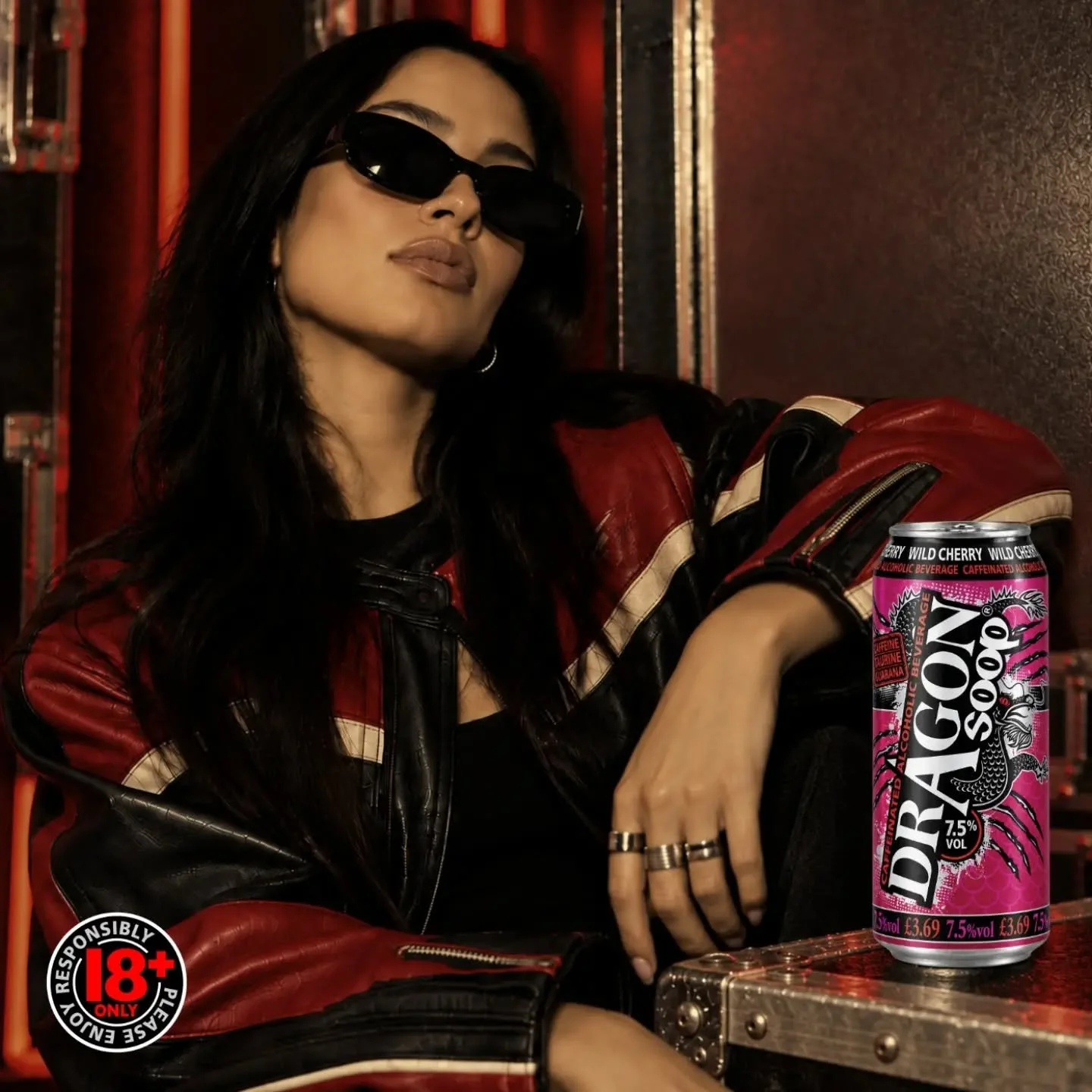 Cherry with a bite 🍒

7.5% ABV. Contains Caffeine, Taurine &amp; Guarana. 18+ only.

Find a retailer 👇 

dragonsoop.com