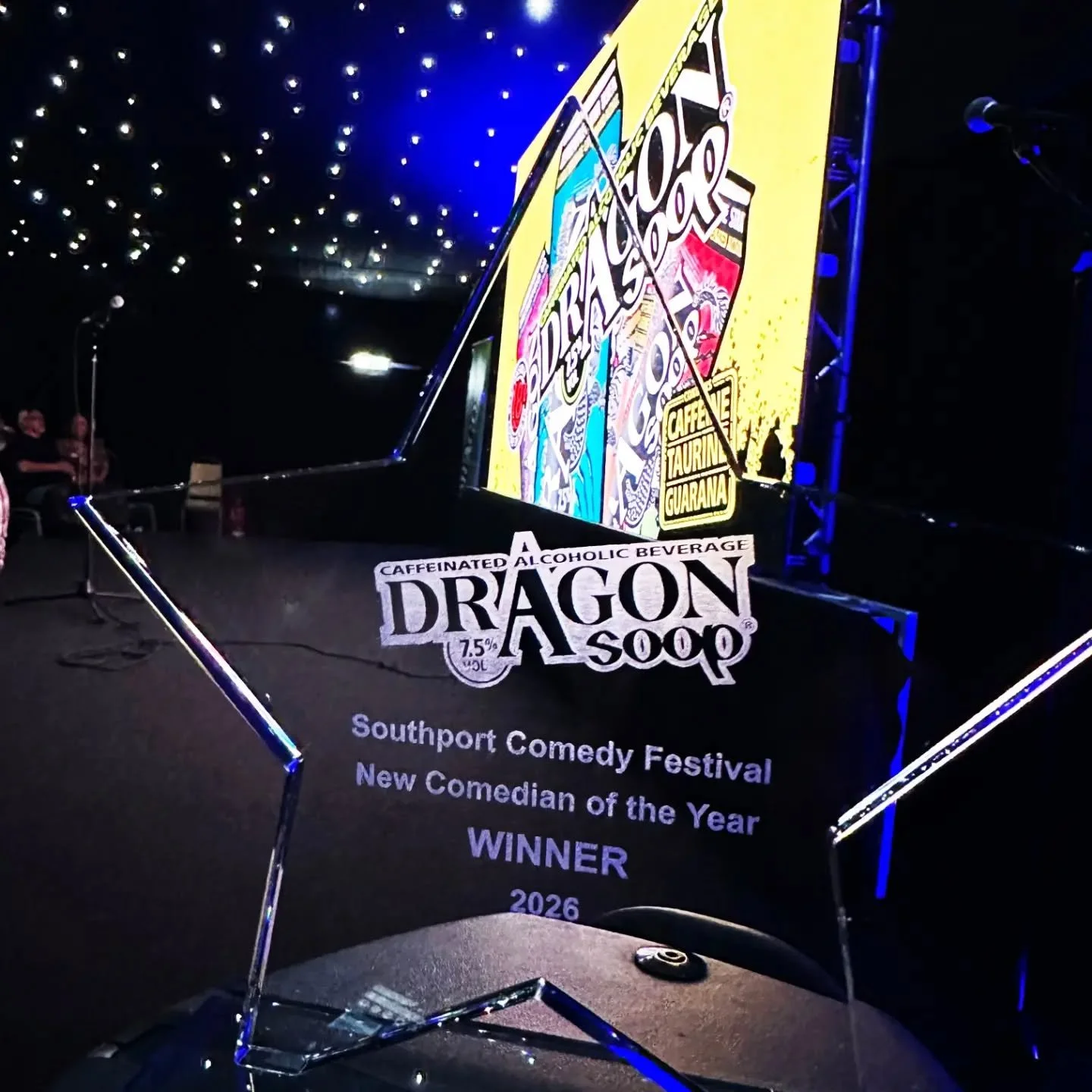 How is it 10 days since the 2026 Southport New Comedian Of The Year sponsored by Dragon Soop Grand Final at @southportcomedy Festival?

We had an amazing line up of emerging comedy talent with Jack Wood from Manchester claiming the trophy. Runner-up 