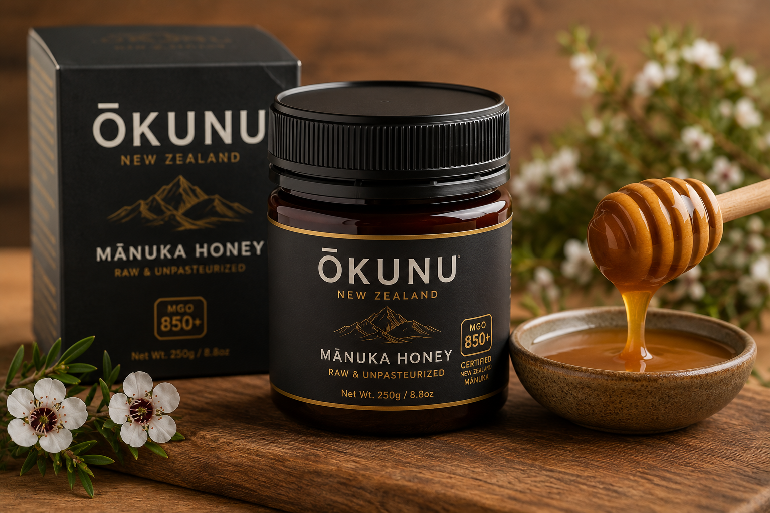 New Zealand UMF Manuka Honey 15+ 515MBO | 250g