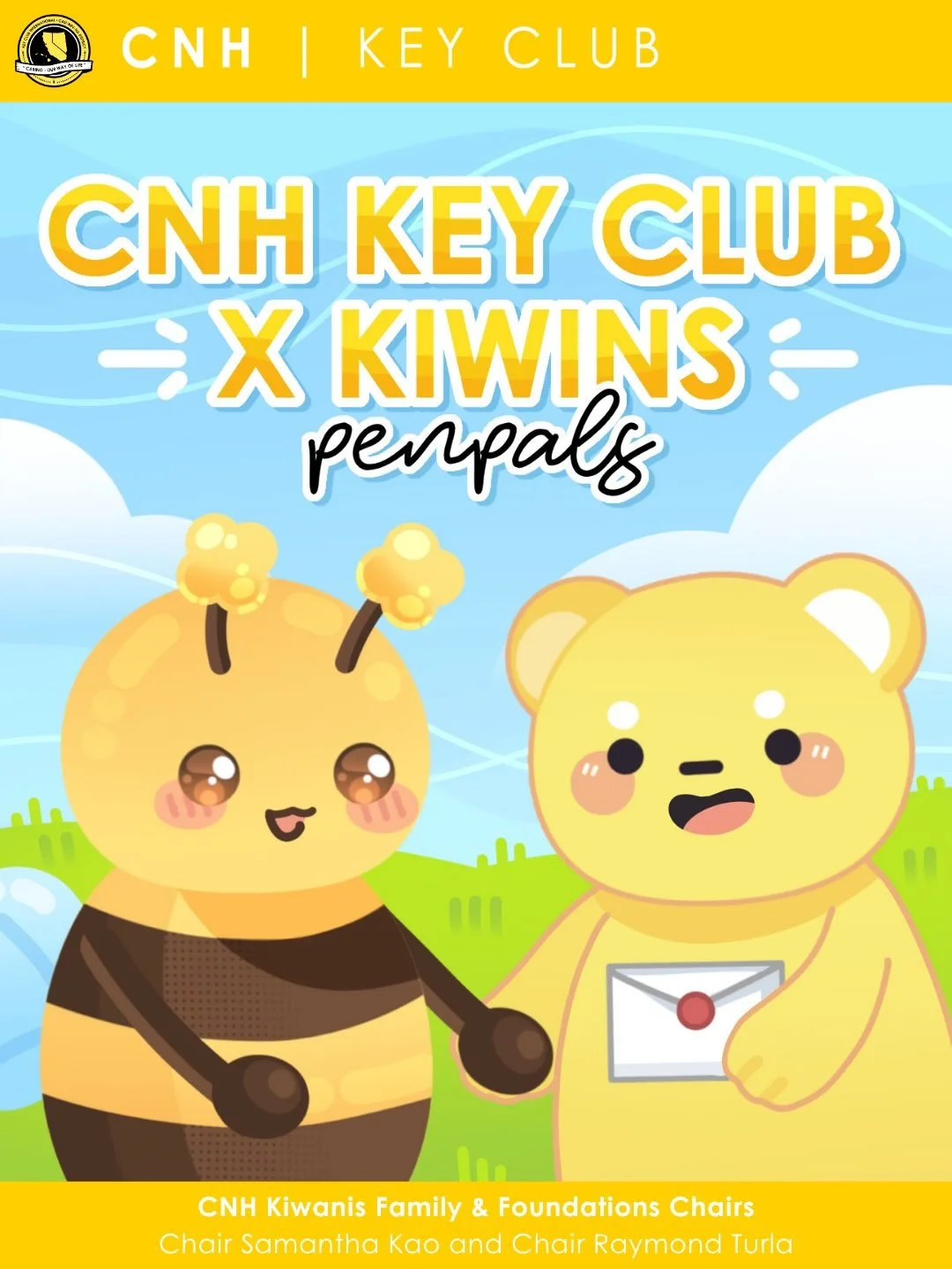 OH MY GOSH😱. CNH is like making happiness 😍. Actual happiness 🥹

KIWIS 🐻. BEES 🐝. Are YOU 🫵 looking for some 😉kiwi-nnections this time of year? Then 👀look no further than our 🤩CNH Key Club x KIWIN&rsquo;S PEN PAL PROGRAM 💌!

🌍Meet people f