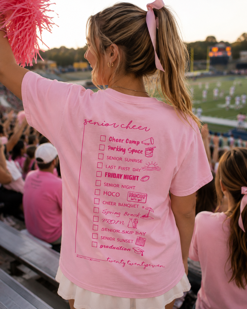 CHEER - Senior Checklist Tee 2027