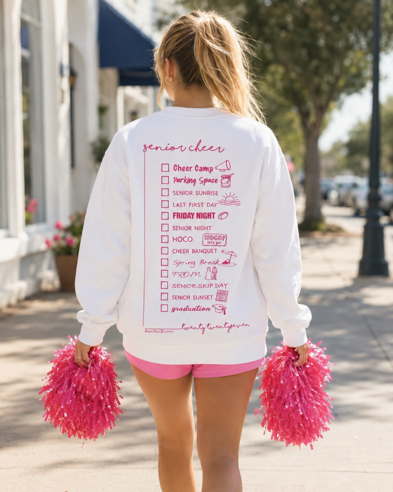 CHEER - Senior Checklist LUX Crewneck 2027