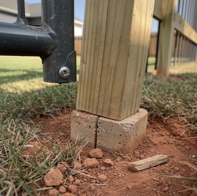 Why Fence Posts Heave and Lean in Montgomery County Clay