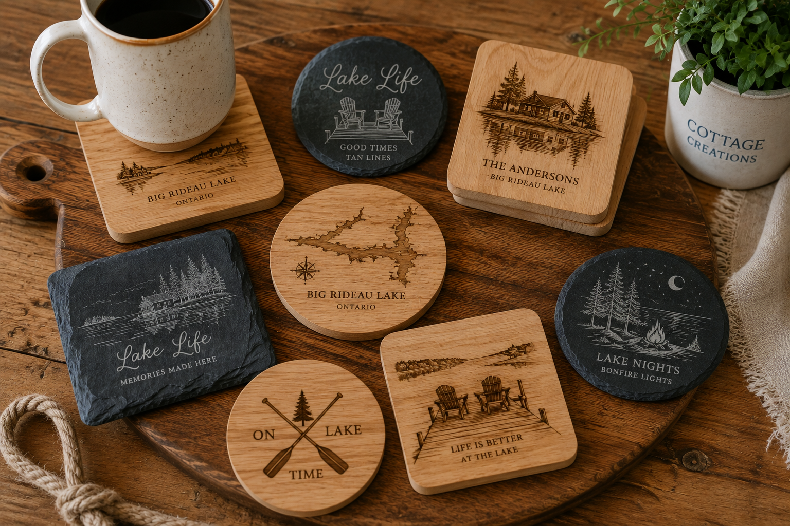 Personalized Coasters in Canada: Materials, Prices &amp; Tips