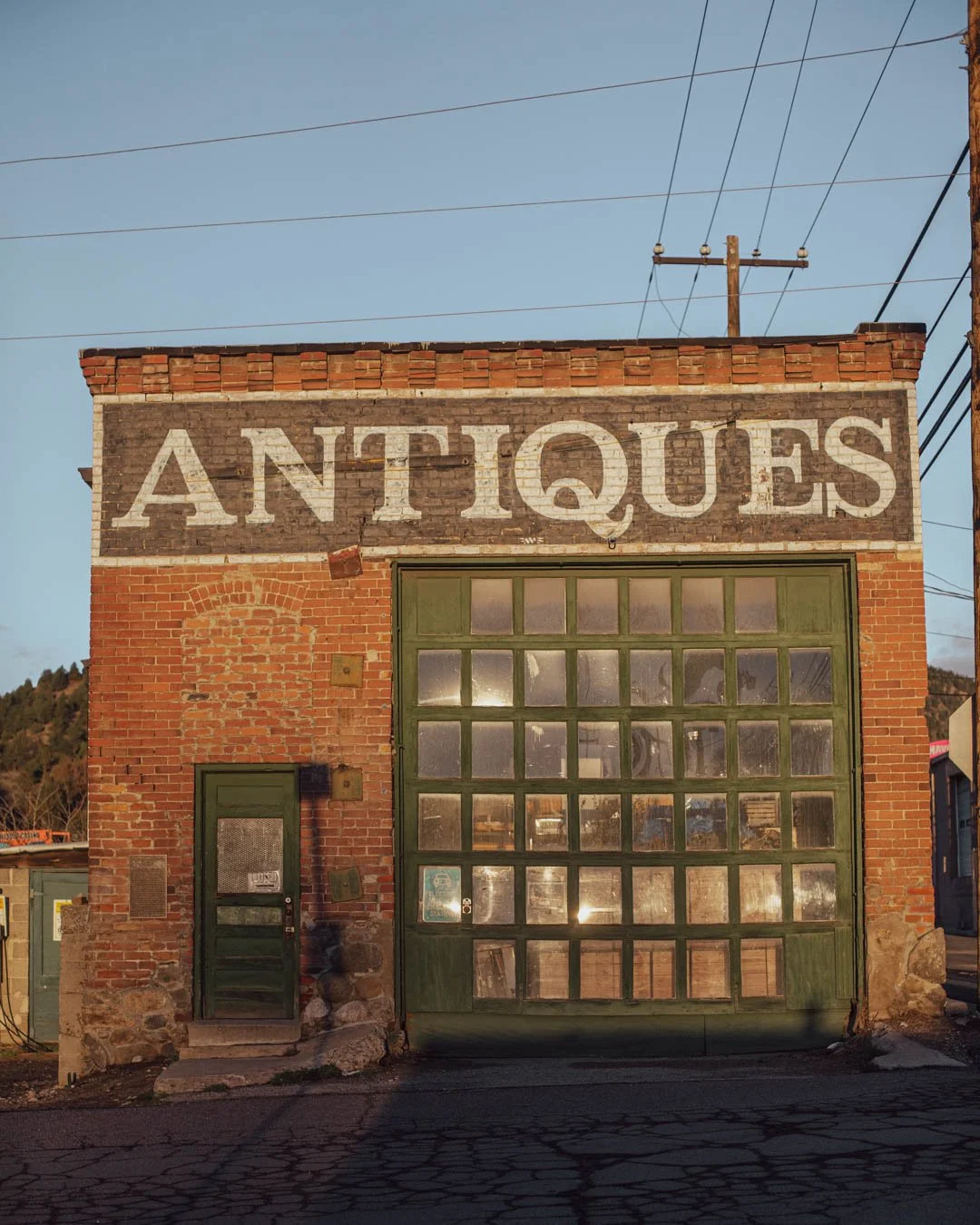 Antique shopping near Denver, Colorado in the Rocky Mountains, Colorado.