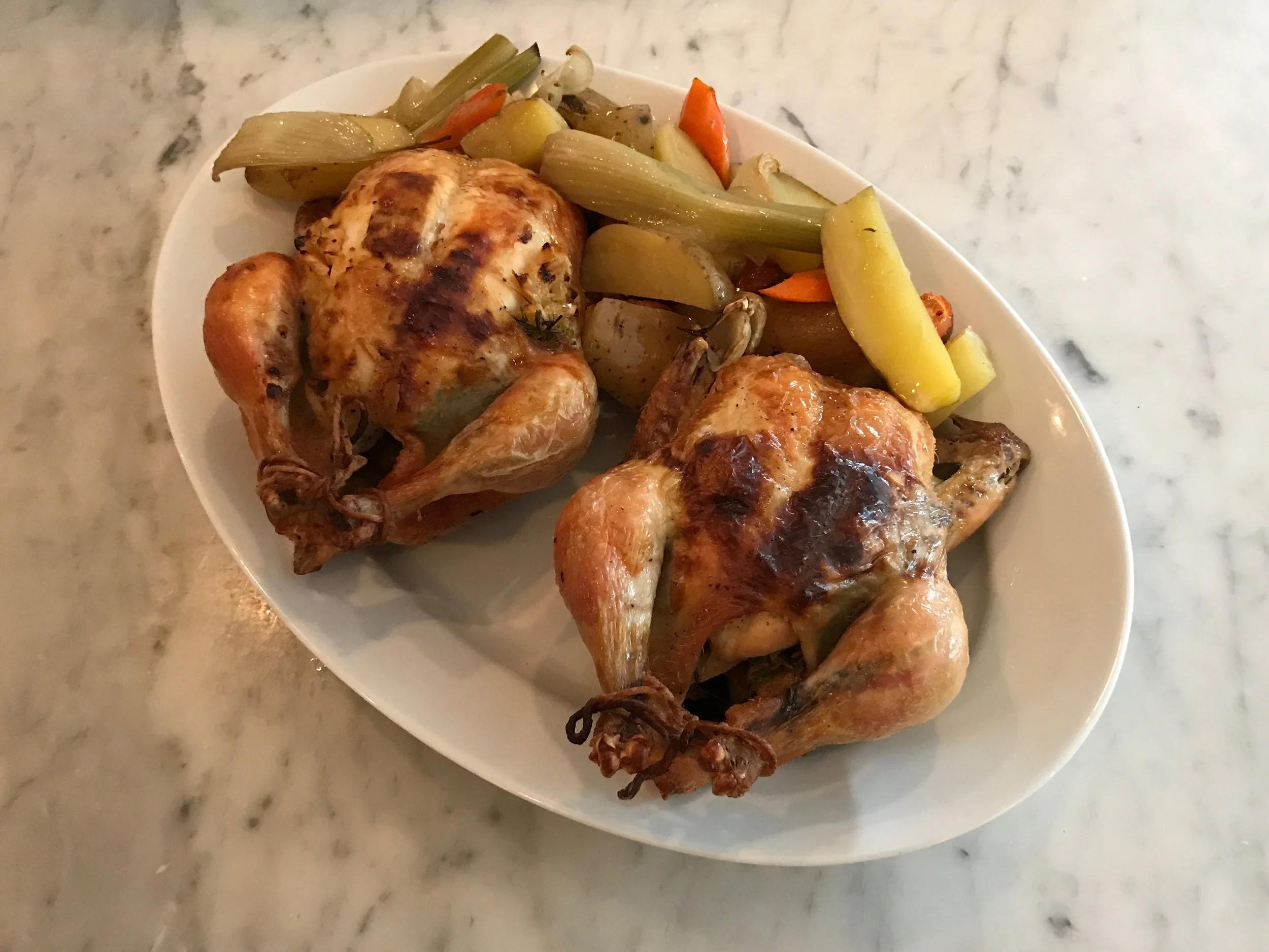 Roasted Chicken & Vegetables with Rosemary & Preserved Lemon