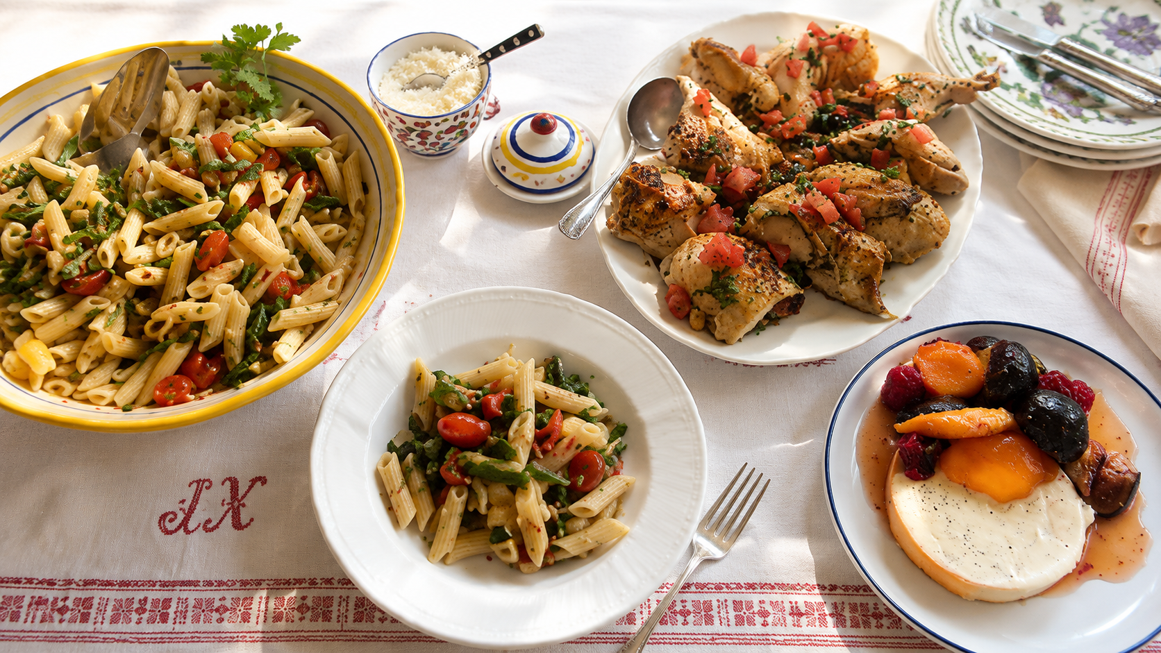 Summer in Roma Menu