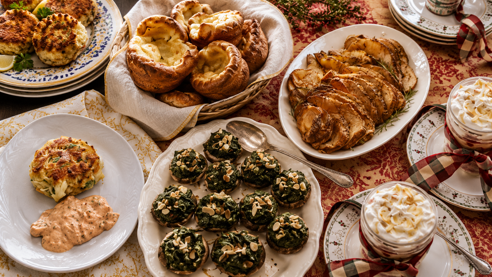 Old English Holiday Christmas Menu