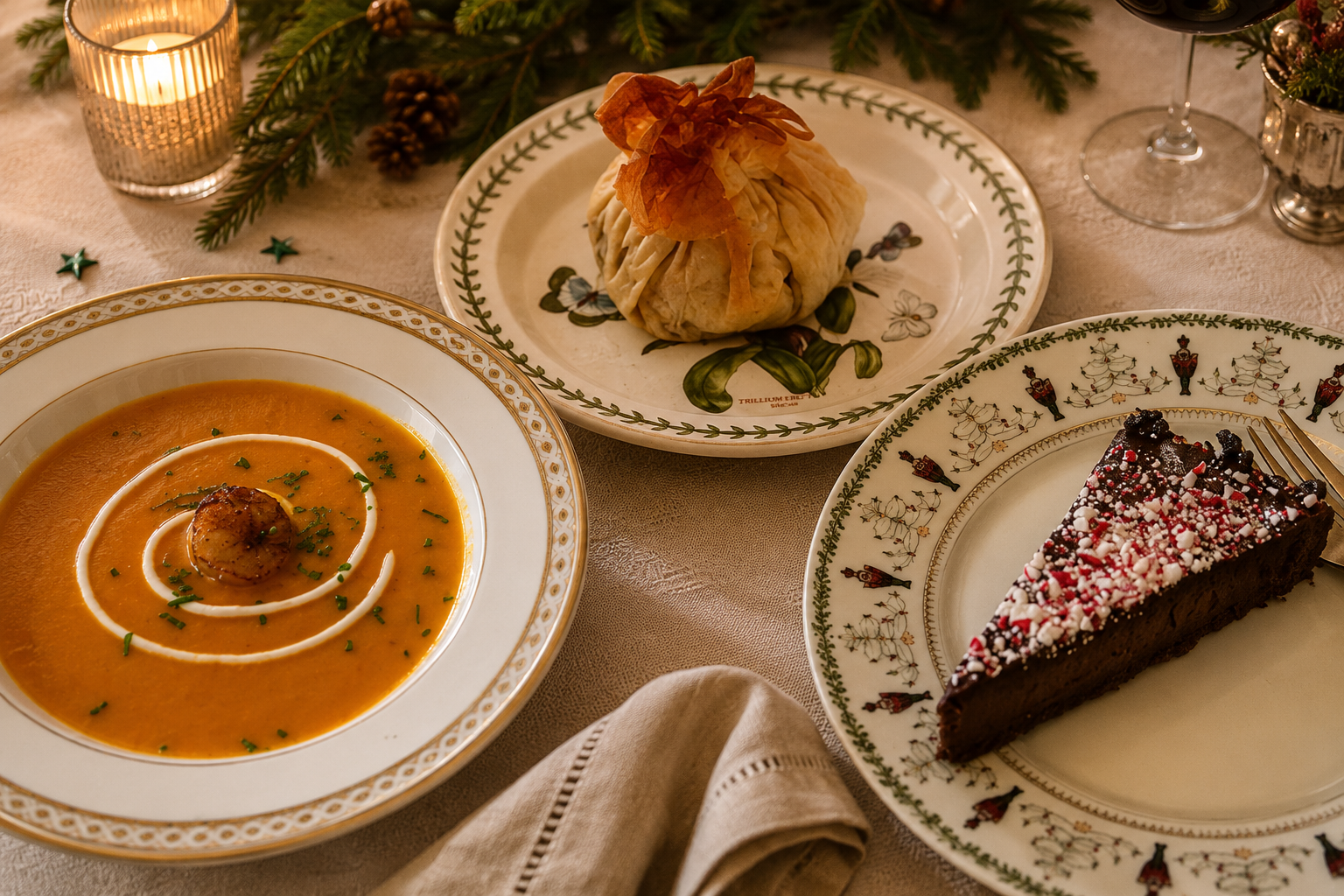 Sparkling Holiday Menu
