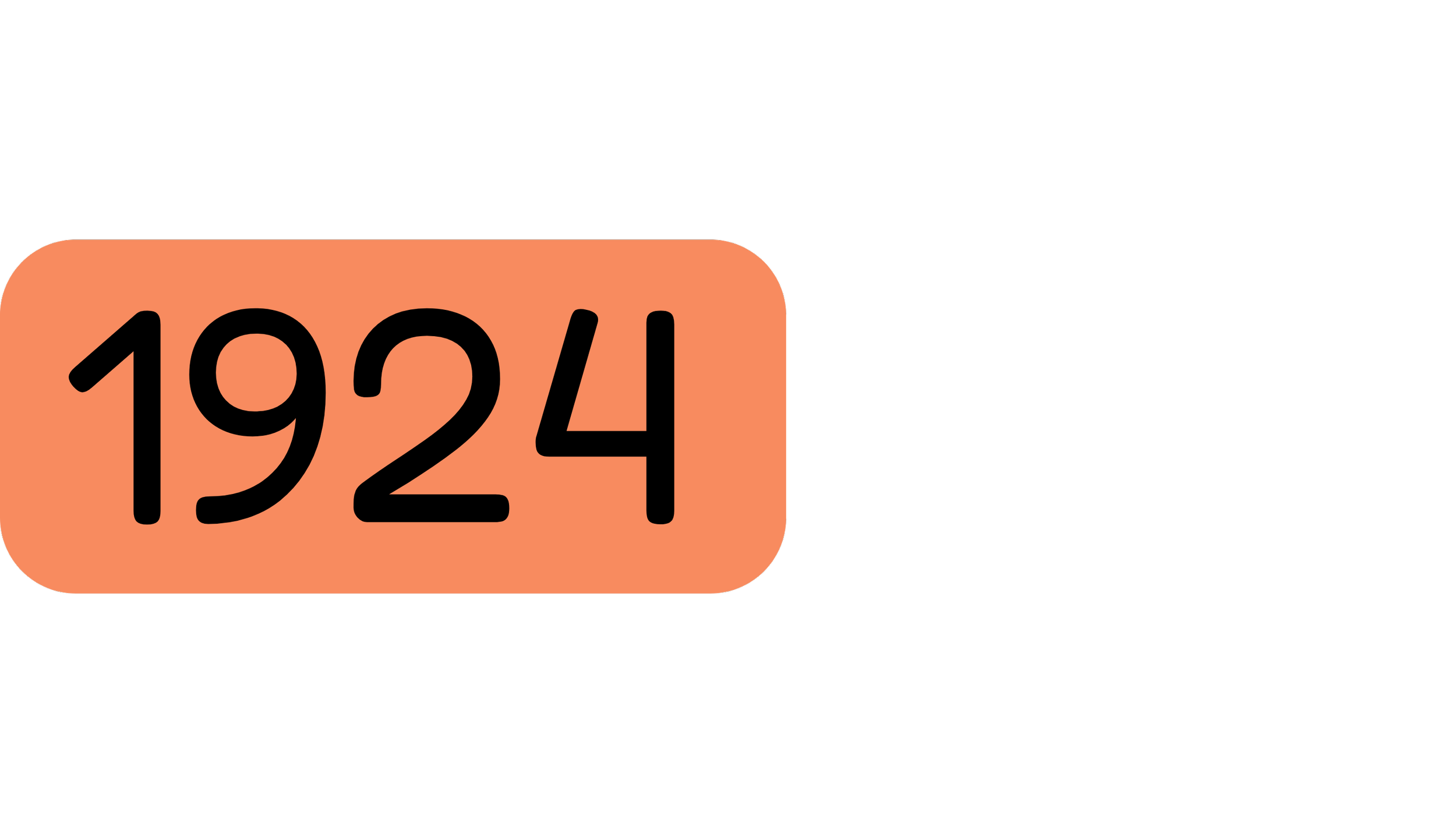 Digital clock displaying 19:24 in orange background