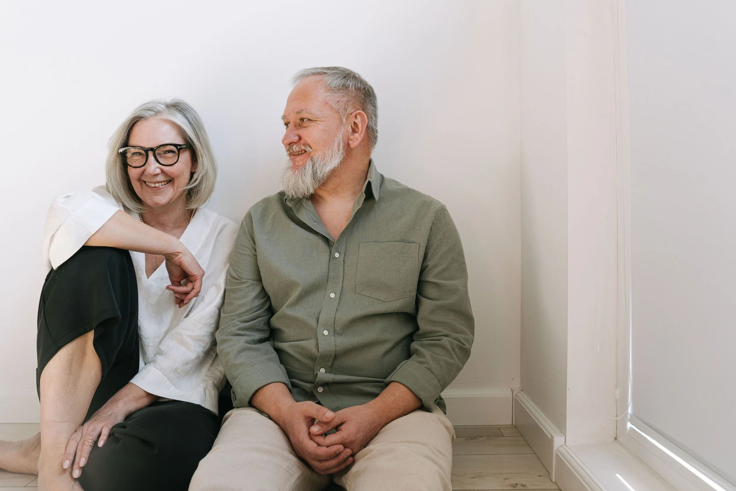 Healthy senior couple enjoying time together and supporting emotional and cognitive wellness