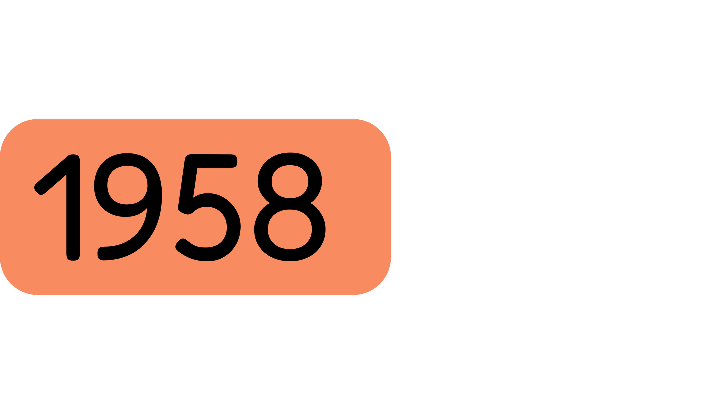 1968 in orange background