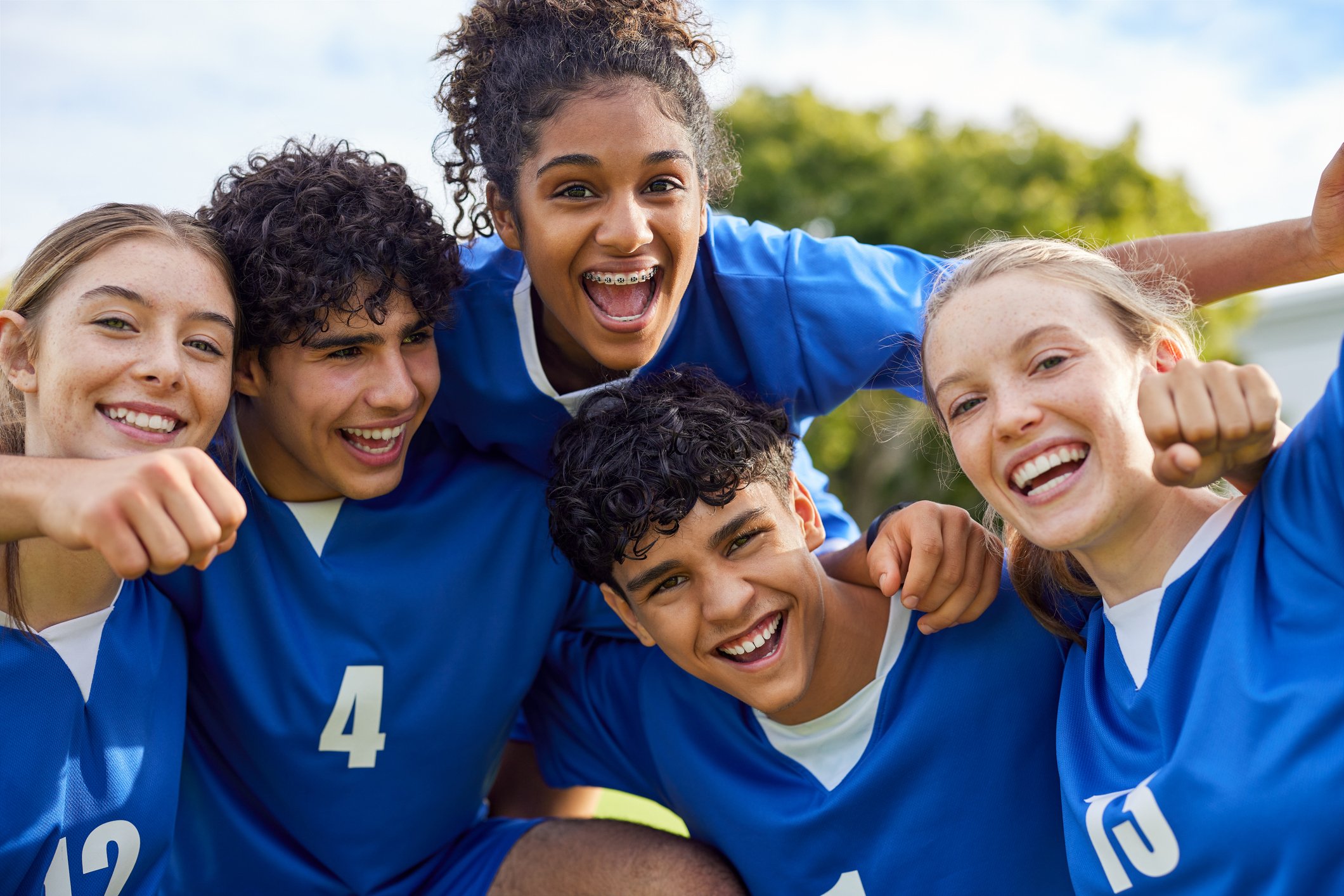 Young athletes building teamwork, confidence, and mental performance