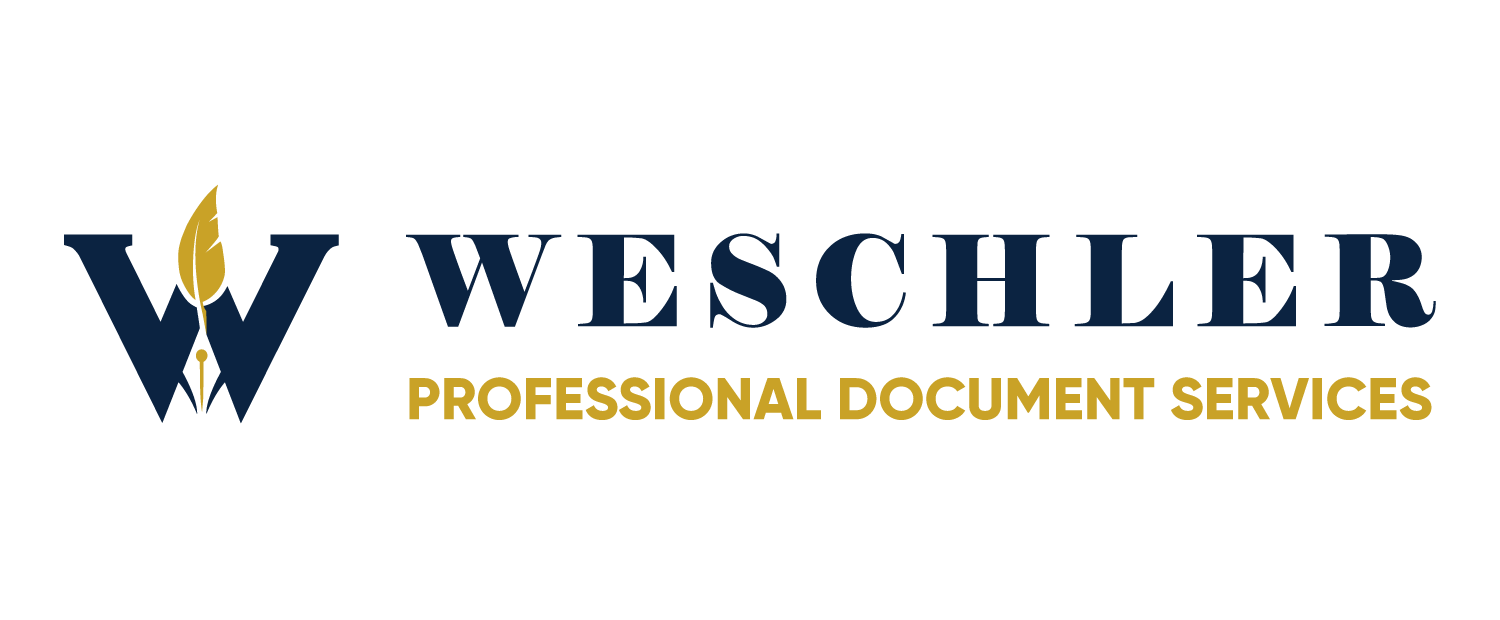 Weschler Professional Document Services