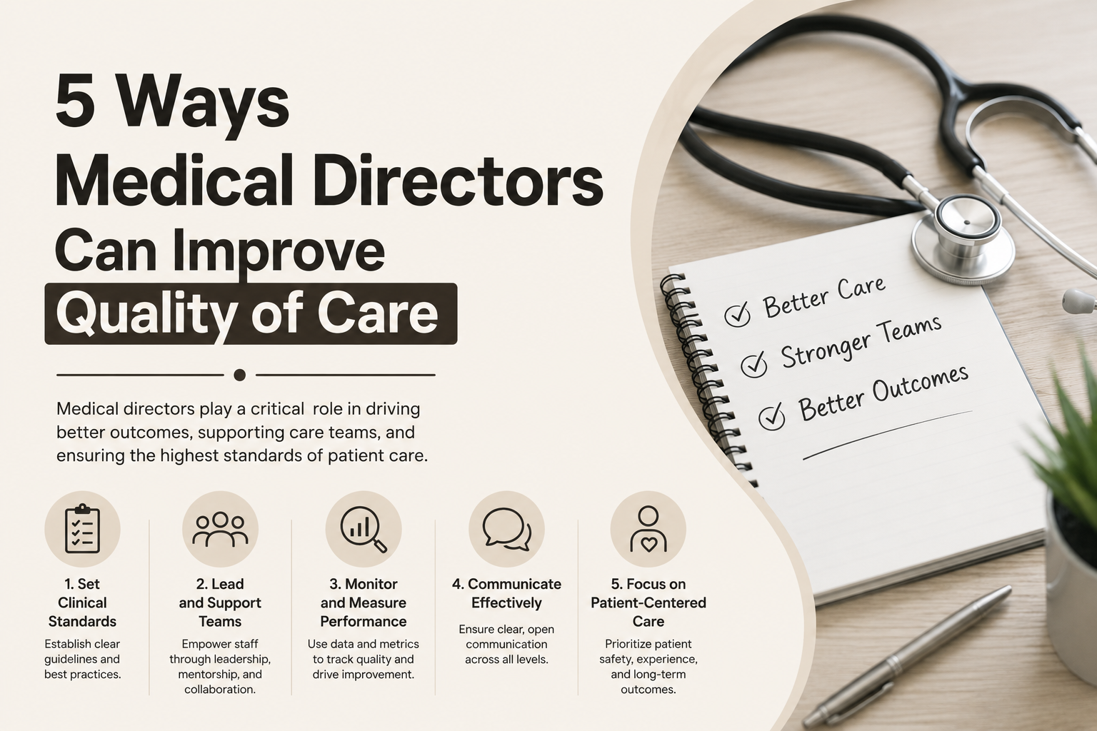 5 Ways Medical Directors Can Improve Quality of Care