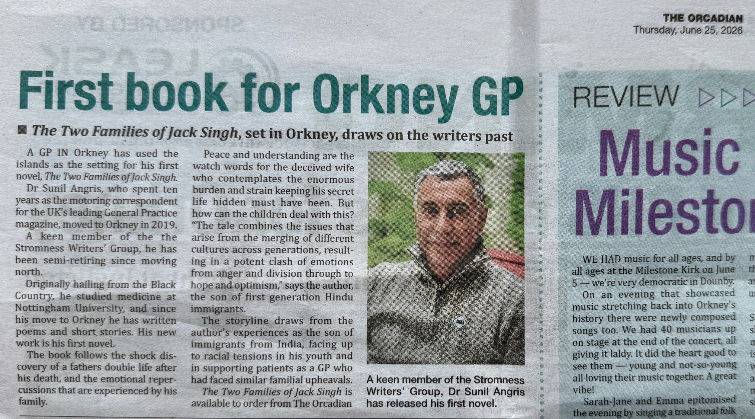 Article In The Orcadian