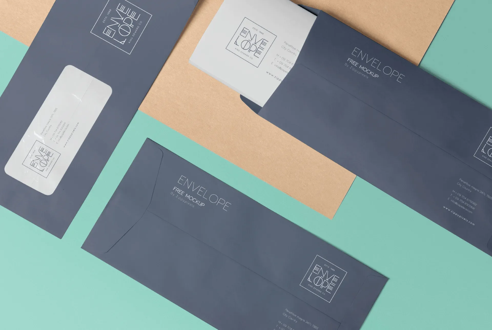 BUSINESS CARDS,  LETTERHEADS &  ENVELOPES