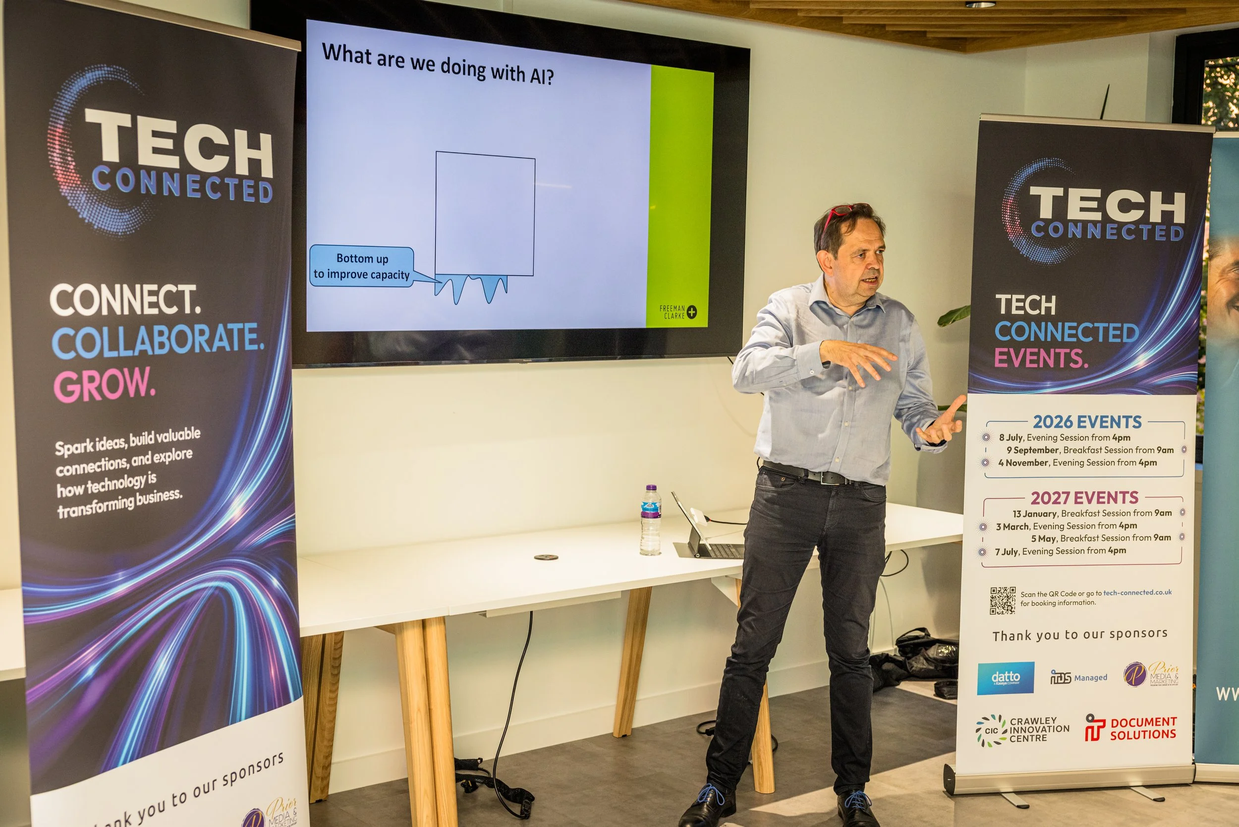 Gerry gives a dynamic keynote for Tech Connected