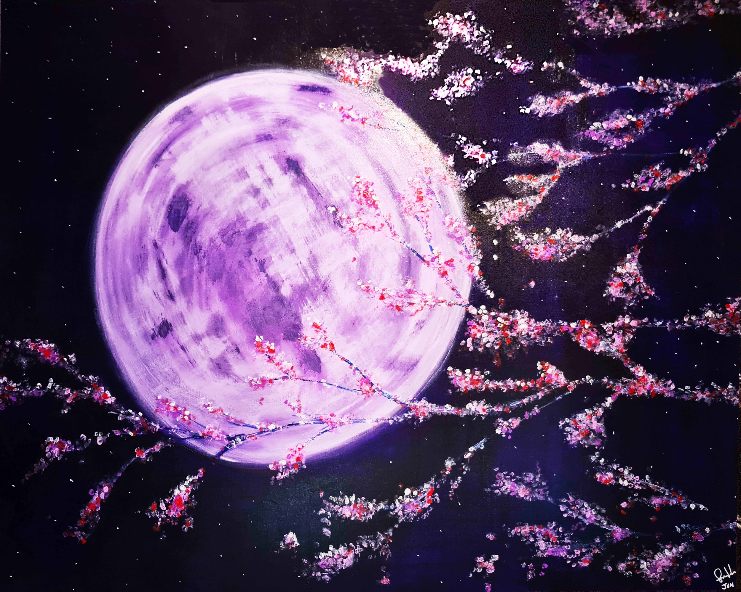 Moonlit Sakura