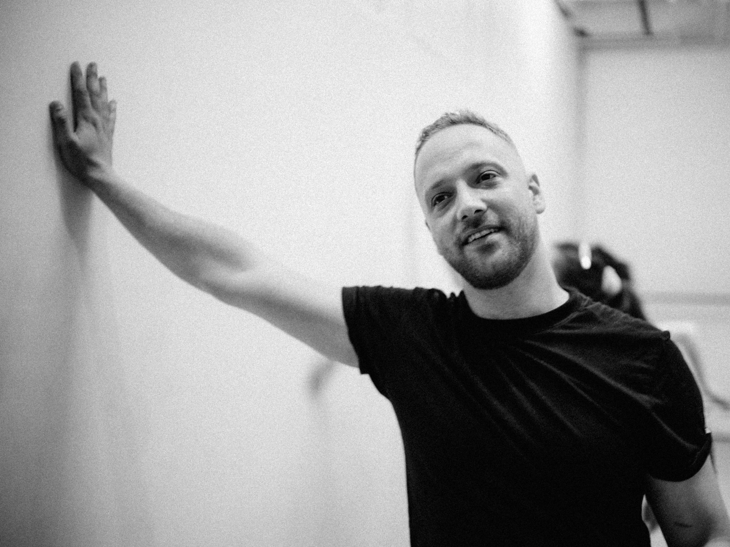 Razvan Stoian, movement coach and choreographer, at Battery Dance Studios in New York City.