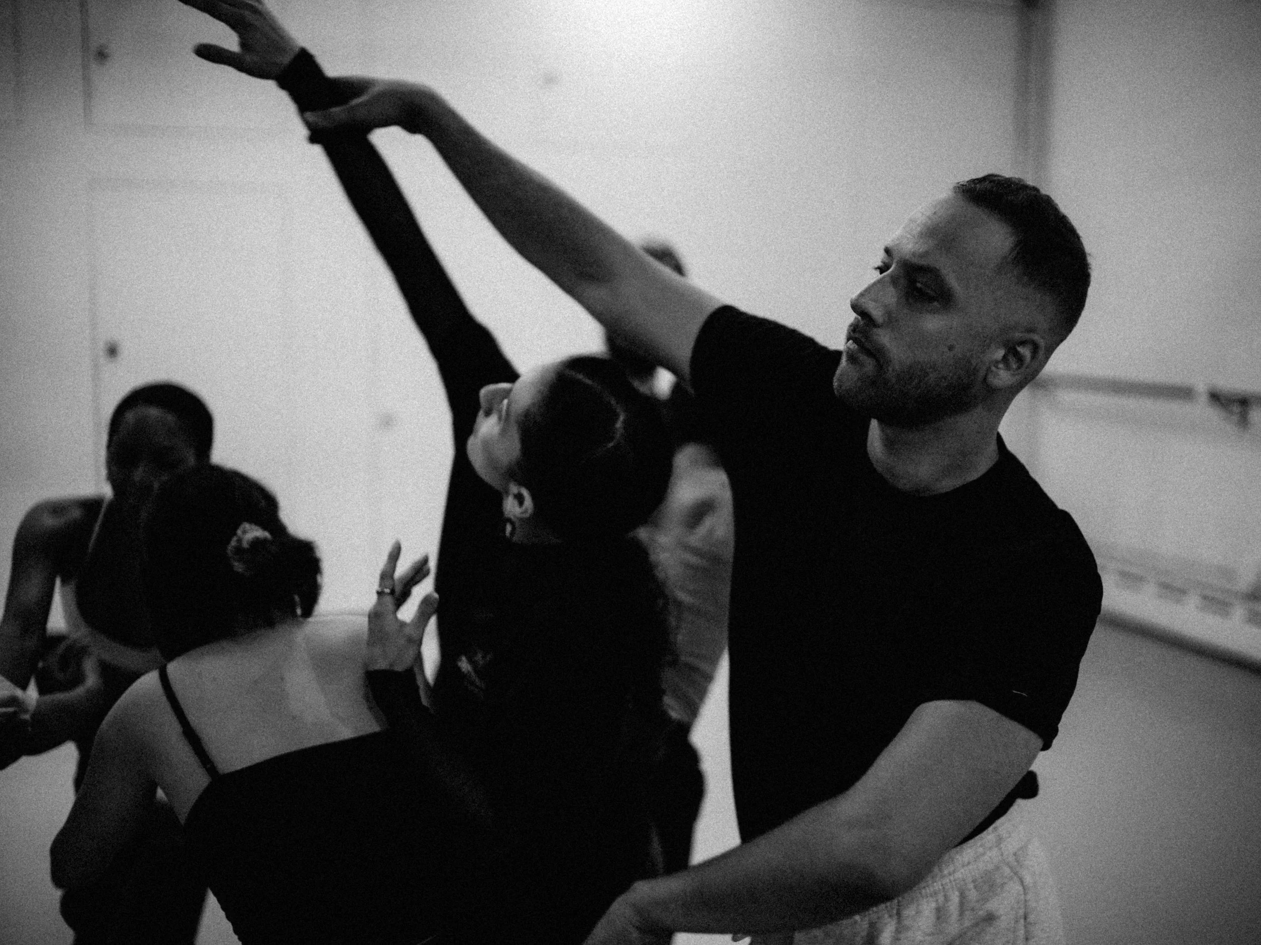 Contemporary movement class led by Razvan Stoian in New York City.