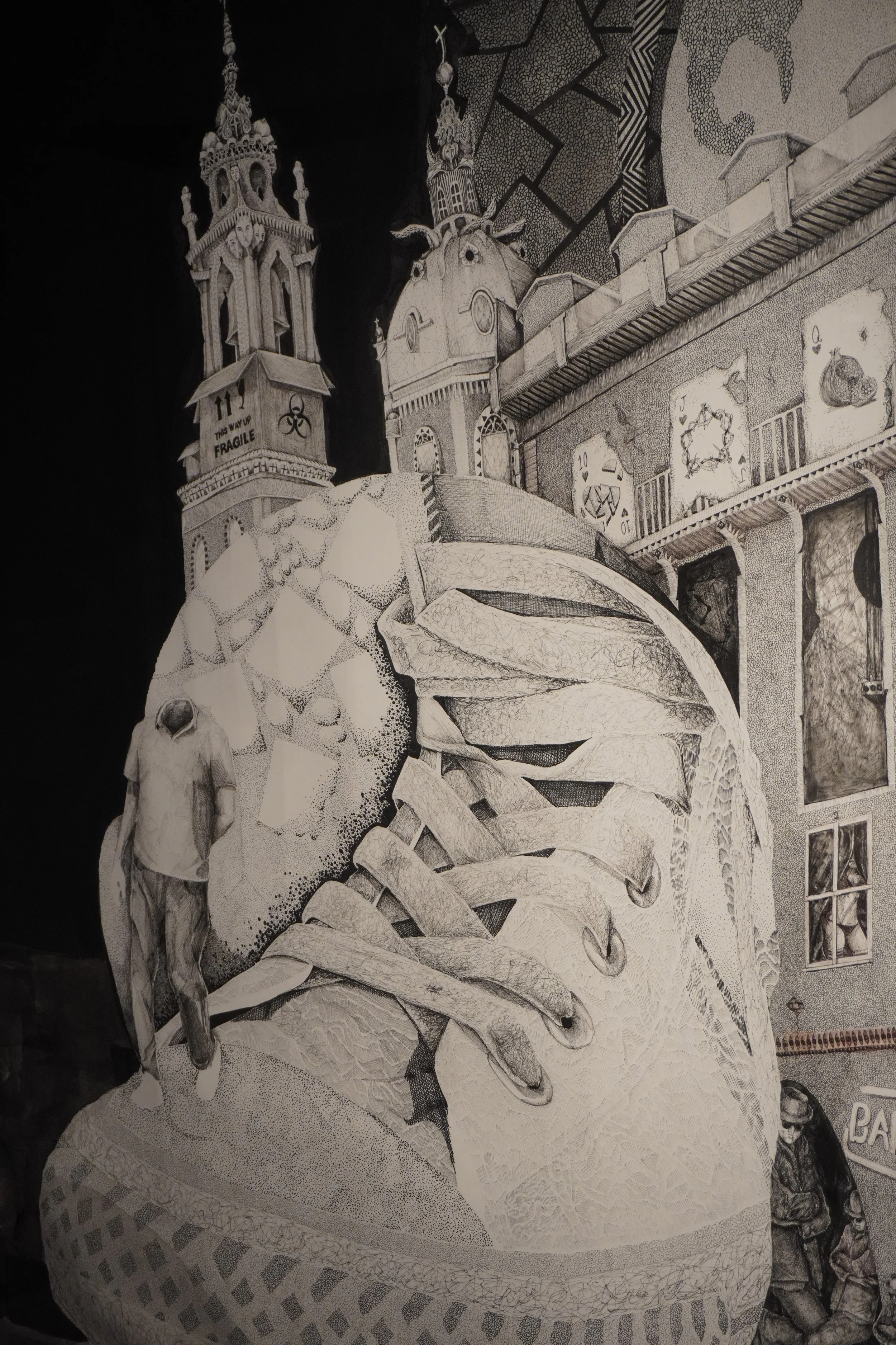 El Zapato, detail