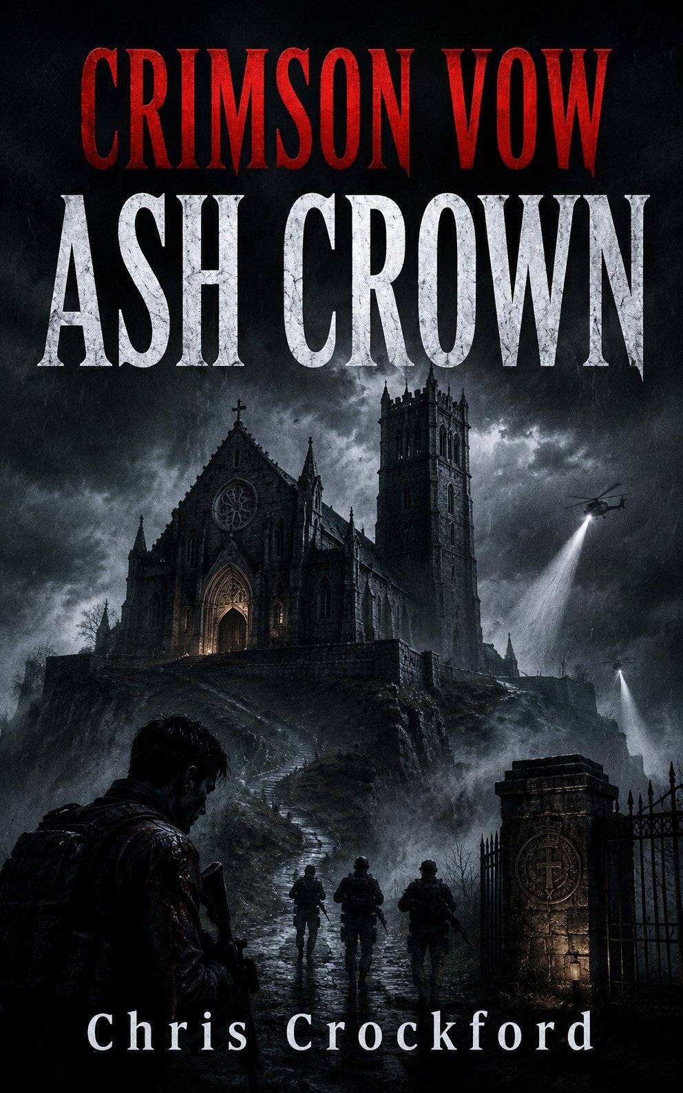 Crimson Vow: Ash Crown book cover by Chris Crockford