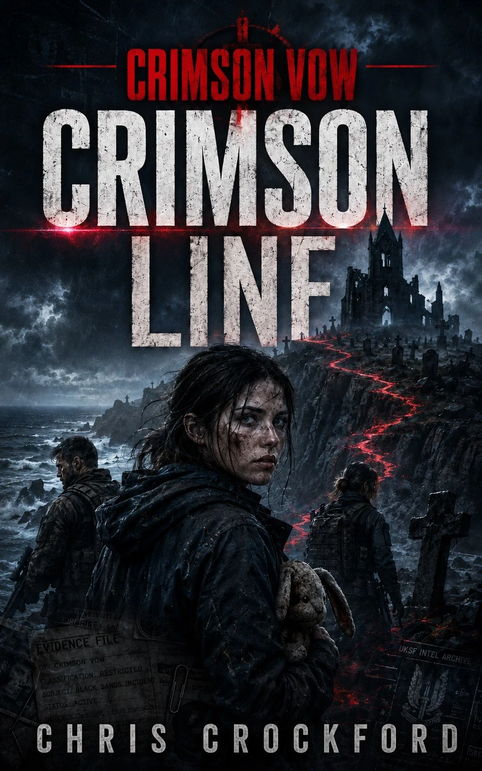 Crimson Vow: Crimson Line book cover by Chris Crockford