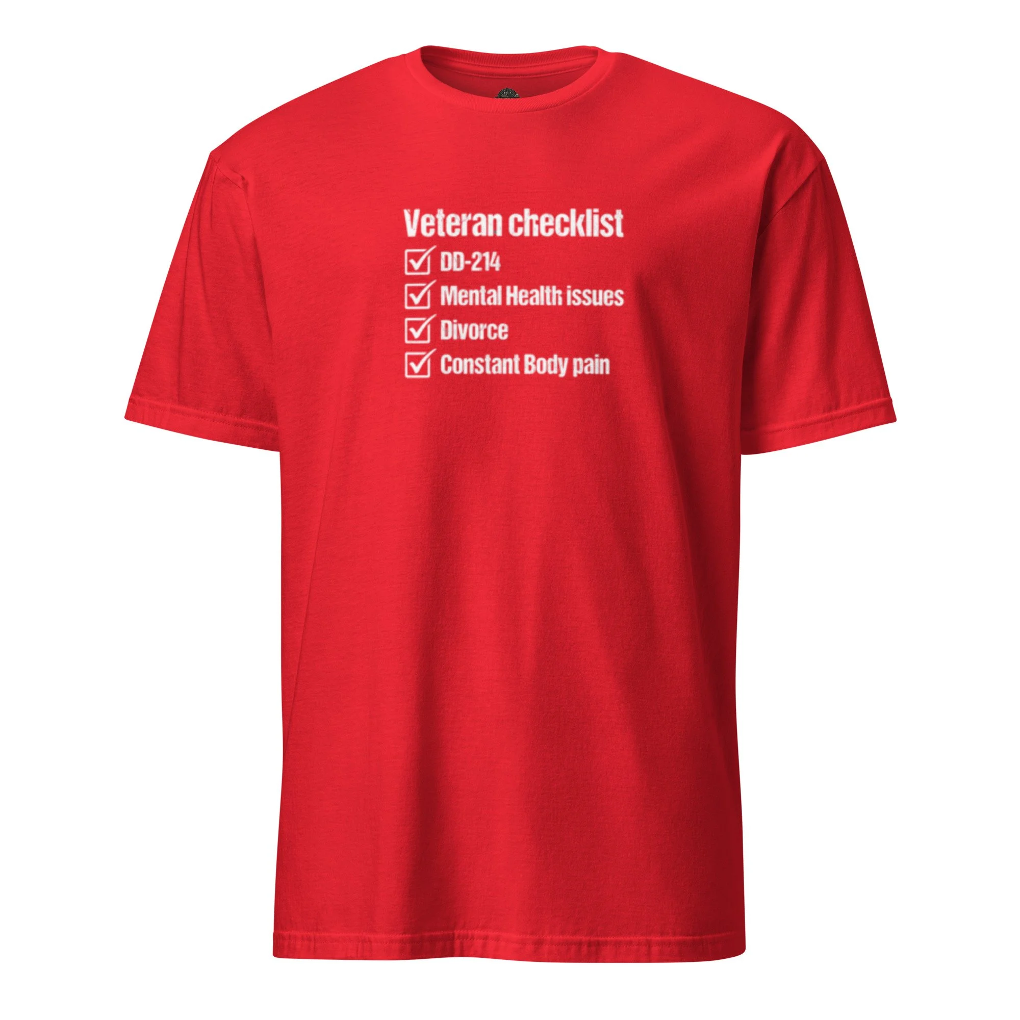 Veteran Checklist T-Shirt