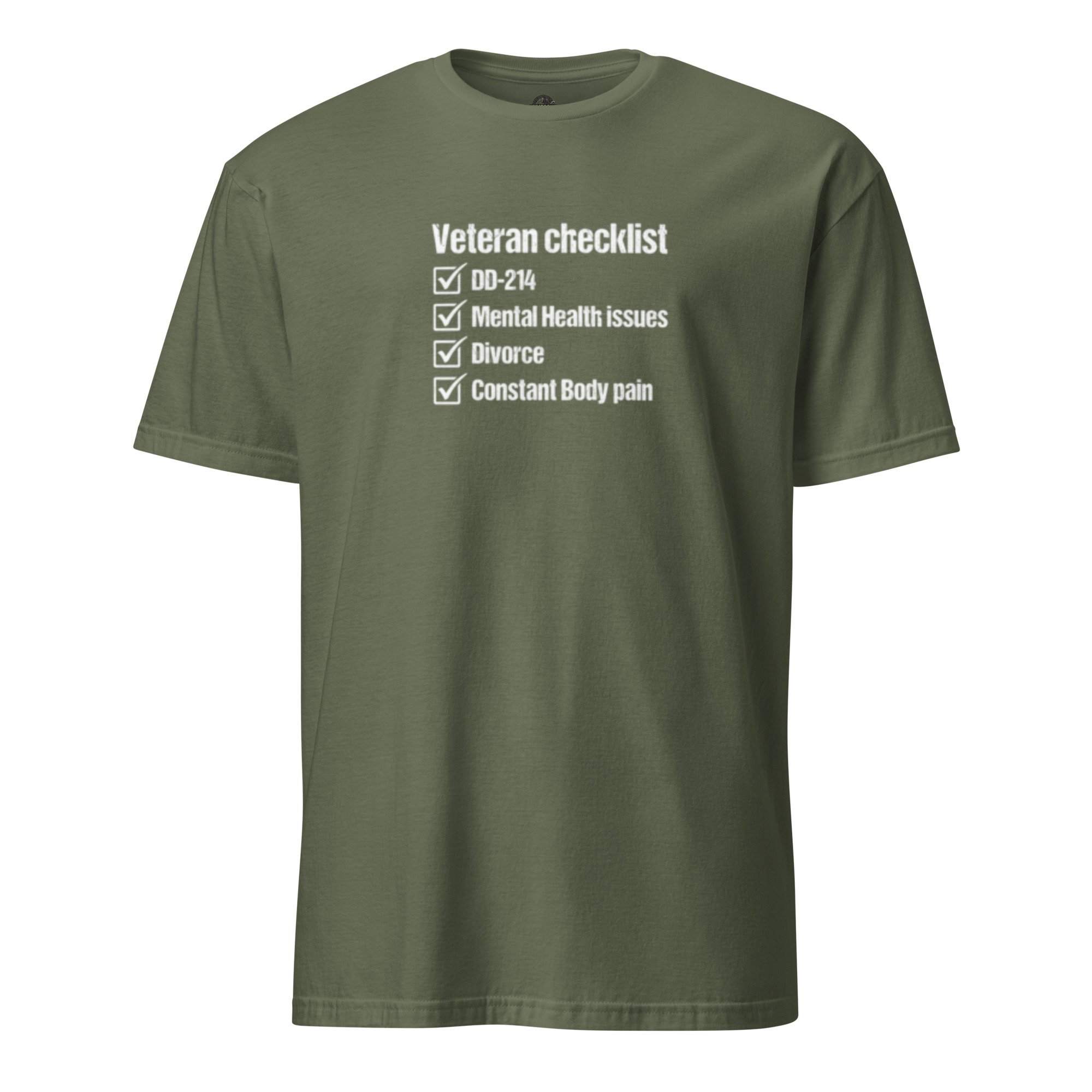 Veteran Checklist T-Shirt