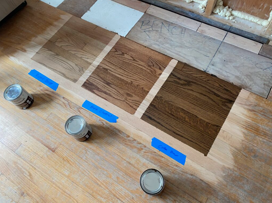 stain selection hardwood floors