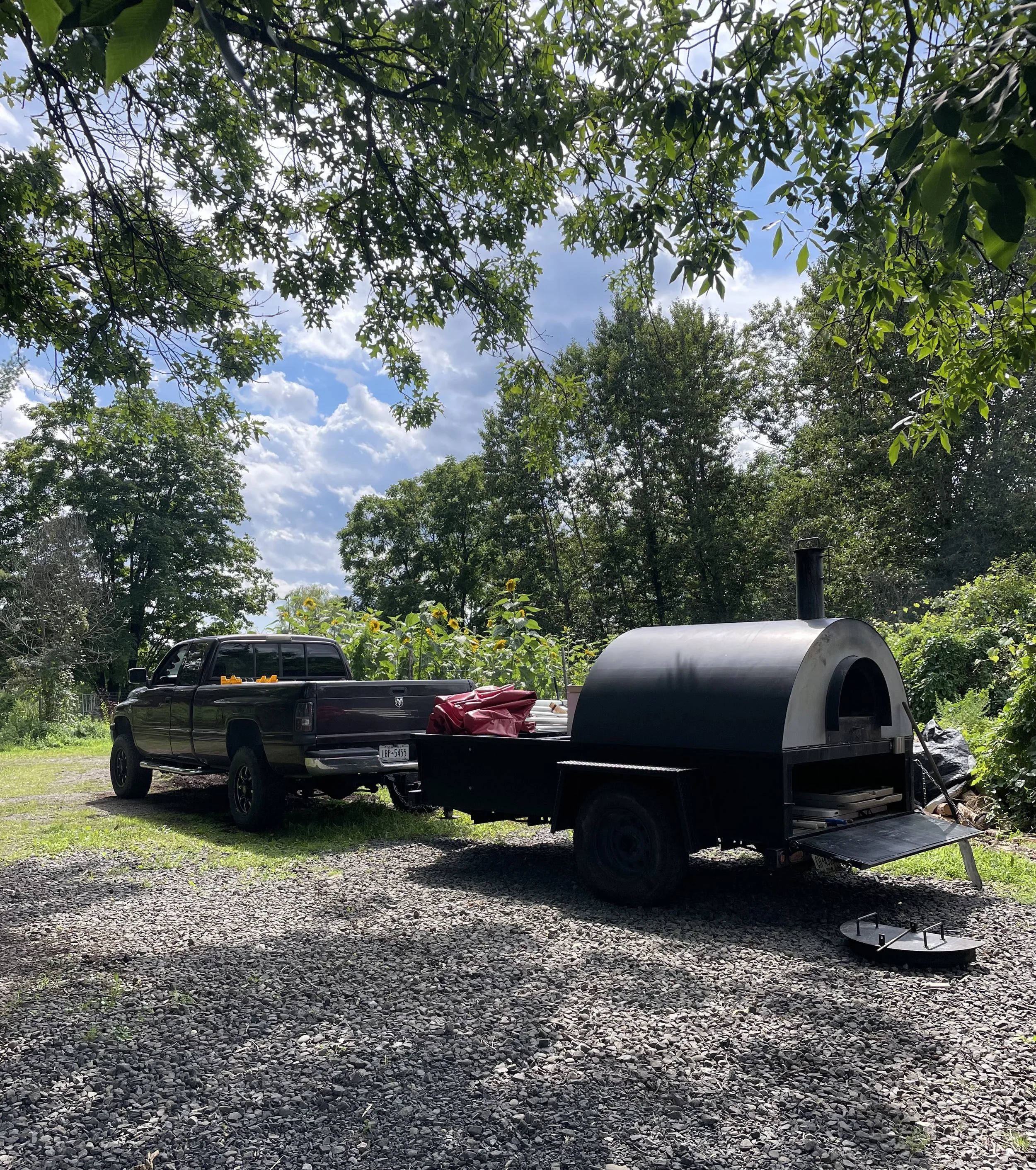 our mobile wood fired pizza oven private event catering south florida