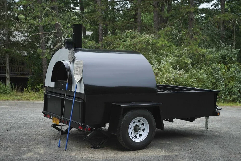 Our mobile wood fired oven ready to serve south florida, private catering events, farm to table, rustic italian cuisine
