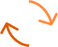 Black circular logo with orange curved arrow design