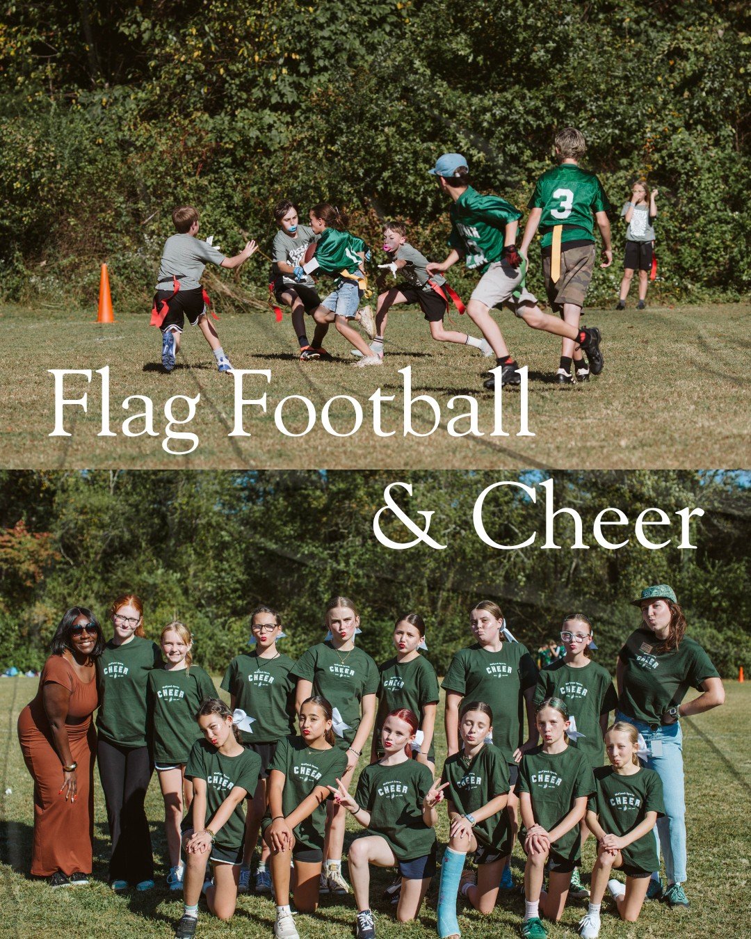 🏈🏈Have you been to one of our flag football games yet this year? Tomorrow is our final game and we would love to have you there to support our Wolfpack! 📣📣

Final game is tomorrow Oct 15th 4-5:30pm. 
👀 See you there 👀

#ashevillecharterschools 