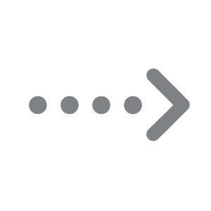 A black background with a series of four gray dots followed by a right-pointing arrow.